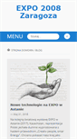 Mobile Screenshot of expo2008zaragoza.es