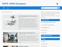 Tablet Screenshot of expo2008zaragoza.es